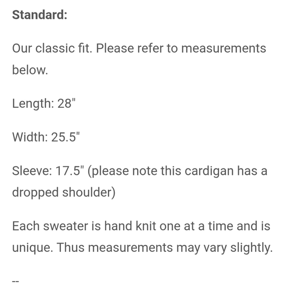 Nickichicki Heart U Back Handknit Cardigan Sweater - Picture 8 of 9